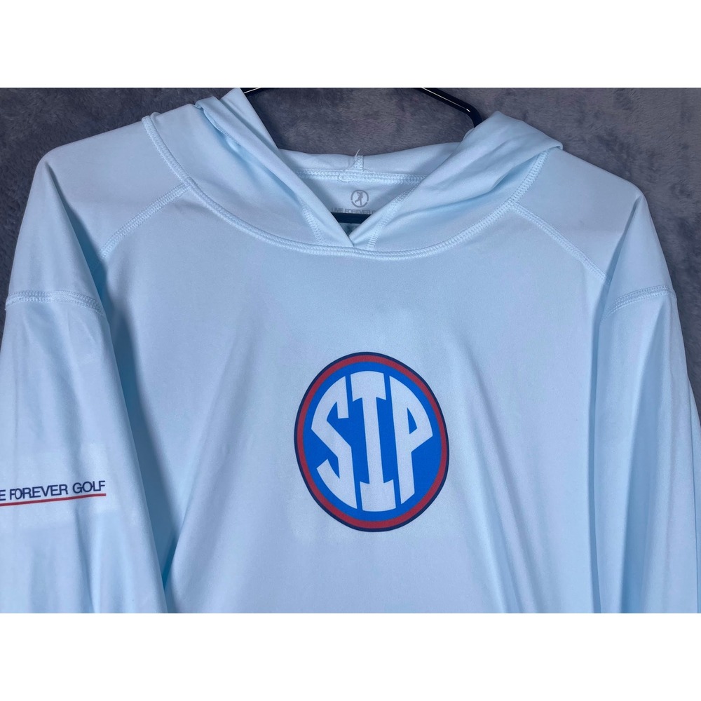 Live Forever Golf LIV Mens XXL Ole Miss Rebels SIP Performance Hoodie Blue